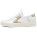 Skechers Court Classics Breathable Low Top Skateboard Shoes Women's White Gold Бело-золотистый, 36.5