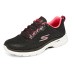 Skechers Go Walk 6 'Stunning Glow Black Hot Pink' Women's 38