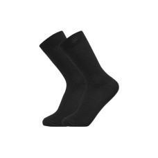 Skechers Unisex Mid-Calf Socks 0018 Carbon Black (1 Double), Один размер