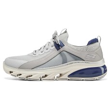 Skechers Glide Step Anti-Slip Wear-Resistant Low-Top Running Shoes Men's Gray Blue 42.5