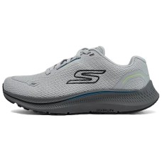 Skechers GO RUN Non-slip Support Low-Top Casual Shoes Men's GRAY/Charcoal Gray, 42