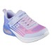 Skechers Microspec Ma Wear-Resistant Slip-Resistant Low-Top Kids' Running Shoes Blue Pink Teenagers blue/lavender, 28.5