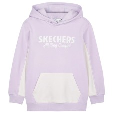Skechers Comfortable Sports And Leisure Sweatshirt Mist Purple Teenagers Mist Purple, 130