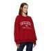 Skechers Colorful Sweatshirt Unisex Berry Red Berry Red/03LC, S