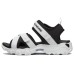 Skechers D'LITES 2.0 Beach Sandals Women's Black White 37
