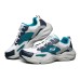 Skechers Stamina Airy Low Top Running Shoes White/Blue/Green 41
