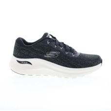 Skechers Arch Fit 2.0 Road Wave 232701 Mens Black Lifestyle Sneakers Shoes 10