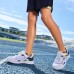 Skechers Abrasion Resistant Slip Resistant Kids Lifestyle Shoes White Yellow Black Teenagers Разноцветный, 36