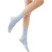 Skechers Mid-Calf Socks Unisex 2 Pack Bright White/cold Light Blue 2 Pack (Bright White/Cool Light Blue), S