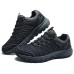 Skechers Cushioning Breathable Low-Top Running Shoes Men's Black Черный, 42