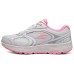 Skechers Go Run Consistent Cushioning Wear-Resistant Low-Top Casual Running Shoes Women's White Pink Белый Розовый, 37.5