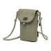 Skechers Fabric Shoulder Bag, Crossbody Bag Regular Unisex Dark Moss Green Deep Moss Green