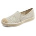 Skechers Espadrilles Breathable Lightweight Low-Top Casual Shoes Women's Natural Бежевый, 37