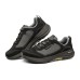 Skechers Cushioning Breathable Wear-Resistant Supportive Low-Top Casual Shoes Men's Black 39.5