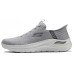 Skechers Cushioning Anti-Slip And Wear-Resistant Low-Top Running Shoes Men's Gray Серый, 39.5