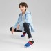 Skechers Wear-Resistant Slip-Resistant Low-Top Kids' Running Shoes Blue Black Teenagers Black Blue, 27.5