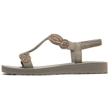 Skechers CALI One Strap Sandals Women's Taupe Серо-коричневый, 35