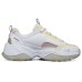 Skechers Kozmiks Cushioned Wear-Resistant Breathable Mid-Top Chunky Sneakers Women's Yellow White 38