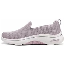 Skechers WOMEN'S GO WALK Anti-Slip Wear-Resistant Low-Top Casual Shoes Women's Pale Dogwood Pale Dogwood, 35
