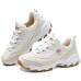 Skechers DLITES Cushioning Breathable Support Low-Top Casual Running Shoes Women's Ecru Бежевый, 38.5