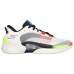 Skechers SKX Resagrip Cushioned Slip-Resistant Low-Top Basketball Shoes Men's White Black White Blue/Red, 42.5