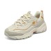 Skechers Chunky Sneakers Women's Low-Top Natural/Orange, 37