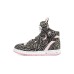 Skechers Sugarcanes Anti-Slip And Wear-Resistant Warm Mid-Top Kids' Skateboarding Shoes Gray Black Teenagers 27.5