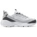 Skechers D'LITES 1.0 Cushioning Wear-Resistant Low-Top Casual Shoes Women's White Gray Black White Gray Black, 37