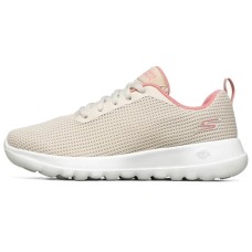Skechers Go Walk Joy Running Shoes Ivory/Pink Women's 36.5
