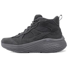 Skechers Anti-Slip Wear-Resistant Mid-Top Casual Shoes Women's Charcoal Gray Серый, 37.5