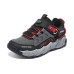 Skechers Velocitrek Boys Slip-Resistant Cushioning Low-Top Kids' Outdoor Shoes Black Red Kids' Красно-черный, 27.5