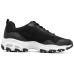 Skechers D Lites 1.0 Low Top Daddy Shoes Black/White Women's 35.5