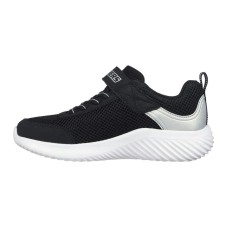 Skechers Bounder Series Cushioning Abrasion Resistant Breathable Low Top Kids' Running Shoes Black Kids' Черный, 35