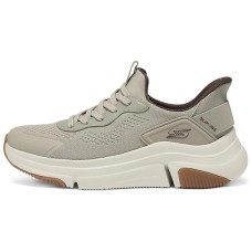 Skechers Bob's Anti-Slip Wear-Resistant Low-Top Casual Shoes Men's Taupe Gray/Umber, 42