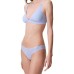 Women's Form To Body Lightly Lined Triangle Bralette QF6758 Соленая вода, M