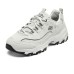 Skechers D'LITES 1.0 Cushioned Wear-Resistant Breathable Low-Top Chunky Sneakers Women's Серый, 36