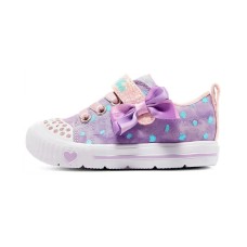 Skechers Abrasion Resistant Breathable Low Top Kids' Skateboarding Shoes Pink Children Aged 3 7 Years Old Розовый, 22