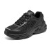 Skechers D'LITES Surfing Cushioning Anti-Slip And Wear-Resistant Low-Top Chunky Sneakers Women's Black Черный, 35.5