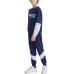 Skechers Colorful Casual Sportswear Men Set (Medieval Blue), M