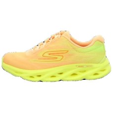 Skechers GO RUN Swirl Tech Speed Slip-Resistant Low-Top Casual Running Shoes Women's Neon Orange оранжевый/желтый, 37.5