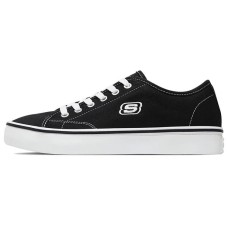 Skechers Cupsole 1 Low Canvas Shoes Black Women's 35.5