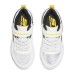 Skechers Abrasion Resistant Slip Resistant Kids Lifestyle Shoes White Yellow Black Teenagers Разноцветный, 36