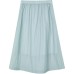 Skechers Yazhuan Series Casual Long Skirts Women's Sky Gray Cyan Sky Gray Cyan-03PB, L
