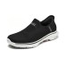 Skechers GO WALK 7 Cushioning Breathable Support Lightweight Rebound Low-Top Casual Shoes Women's Black White Pink Black White Pink, 37