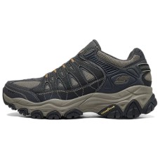 Skechers After Burn Anti-Slip Wear-Resistant Low-Top Hiking Shoes Men's Gold Золотистый, 42.5