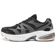 Skechers Anti-Slip Wear-Resistant Low-Top Running Shoes Men's Black Gray Black Gray, 42.5