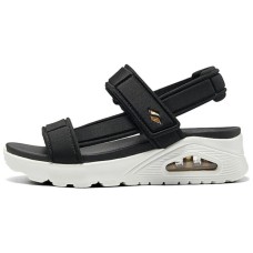 Skechers Uno Strap Sandals Women's Black White Черно-белый, 36