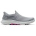 Skechers WOMEN'S GO WALK Anti-Slip Wear-Resistant Low-Top Casual Shoes Women's Gray Pink Серый/Розовый, 37