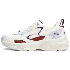 Skechers Cushioning Wear-Resistant Low-Top Chunky Sneakers Women's White Белый, 39.5