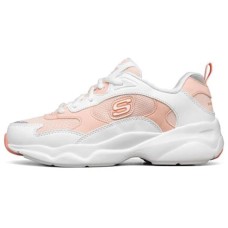 Skechers D Lites Airy Sneakers White/Orange Women's 38.5